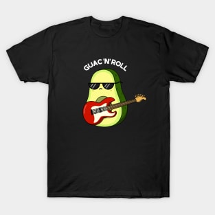 Guac N Roll Cute Avocado Rock n Roll Pun T-Shirt